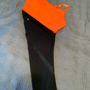 Fabletics sports bra and pants set